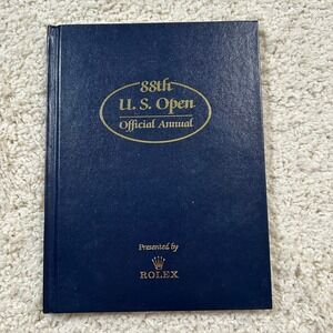 Rolex 88th U.S. Open Official Annual 1988 Blue Hardcover Golf Book
